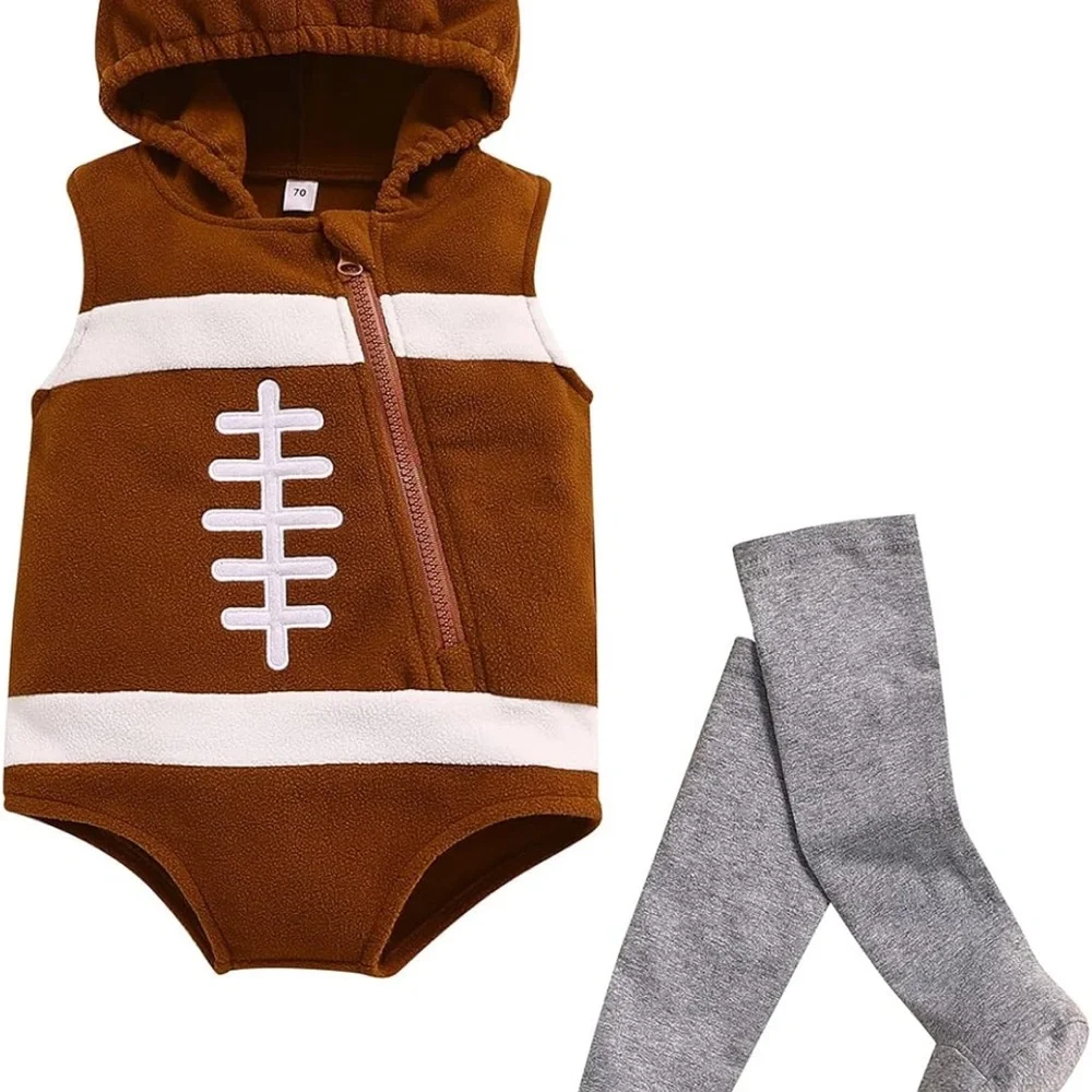 Carter’s 12M Unisex Baby American Football 🏉 Costume Bodysuit/Stockings